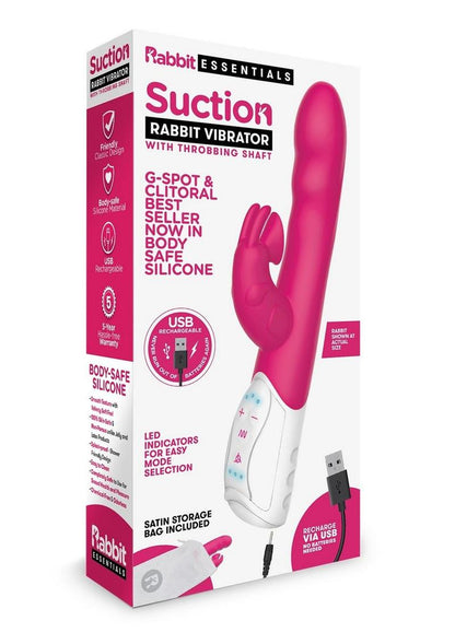 Rechargeable Clitoral Suction Rabbit