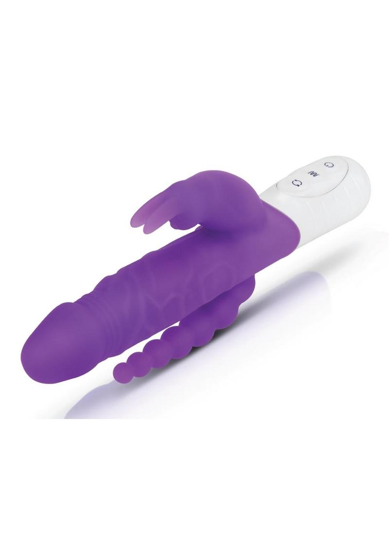 Essentials Slim Realistic Double Rotating Rabbit Vibrator