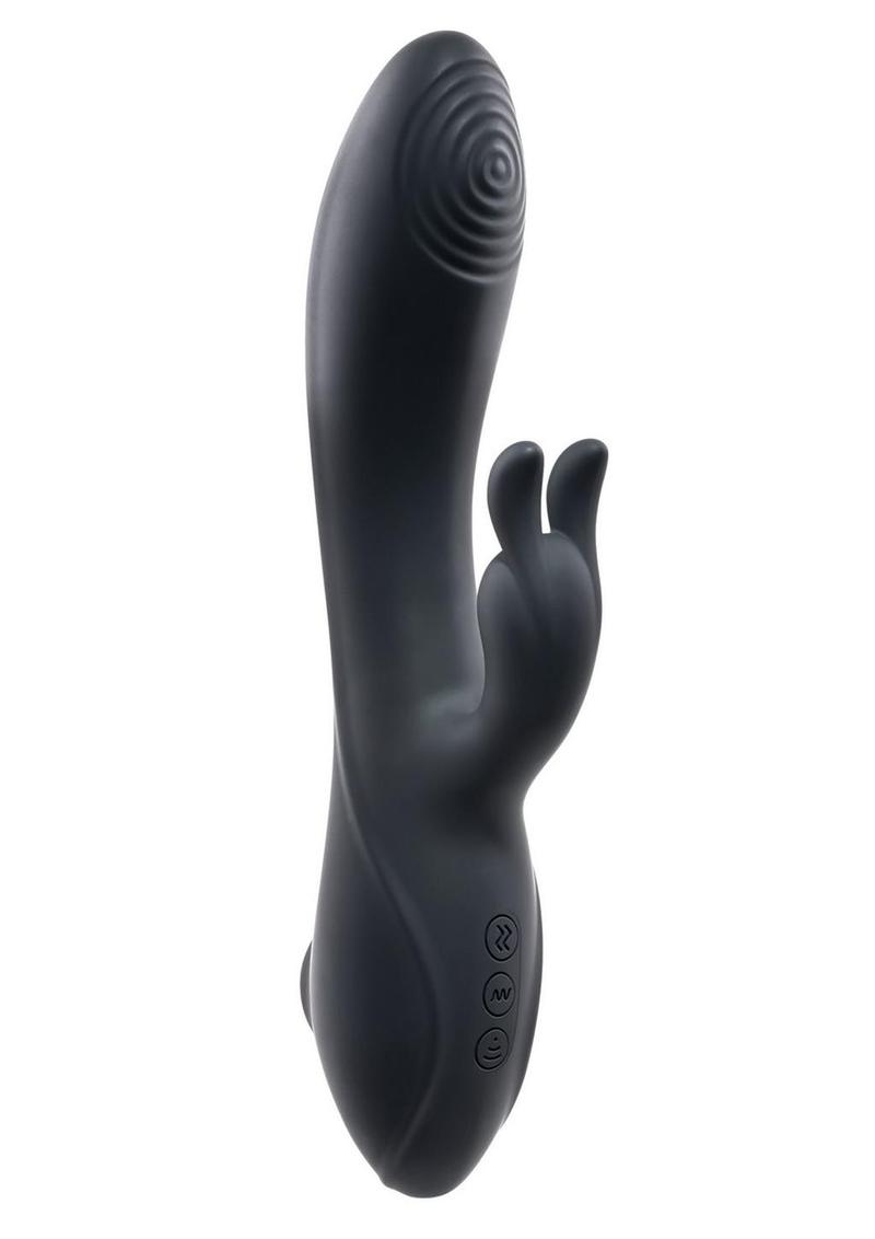 Evolved Rabbit Hole Triple-Stimulating Silicone Rabbit and Suction Vibrator