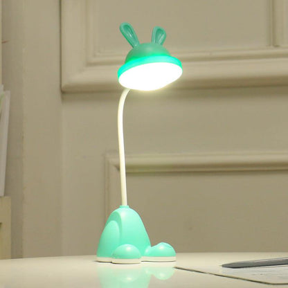 Rabbit LED Table Lamp Kids Desk Bunny Night Lights Studying Bedroom Decor Baby Bed Restaurant Living Room Cute Gift USB Charging Cute Study Lamps for Bedroom Décor