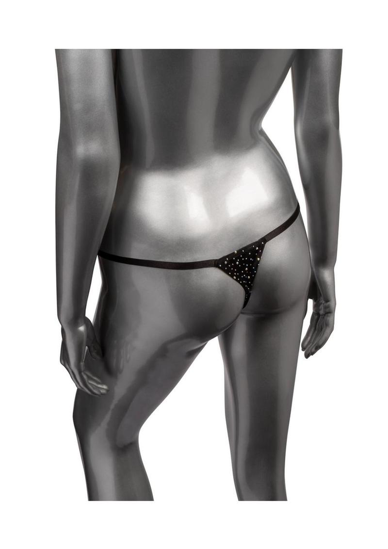 Radiance Crotchless Thong - Black
