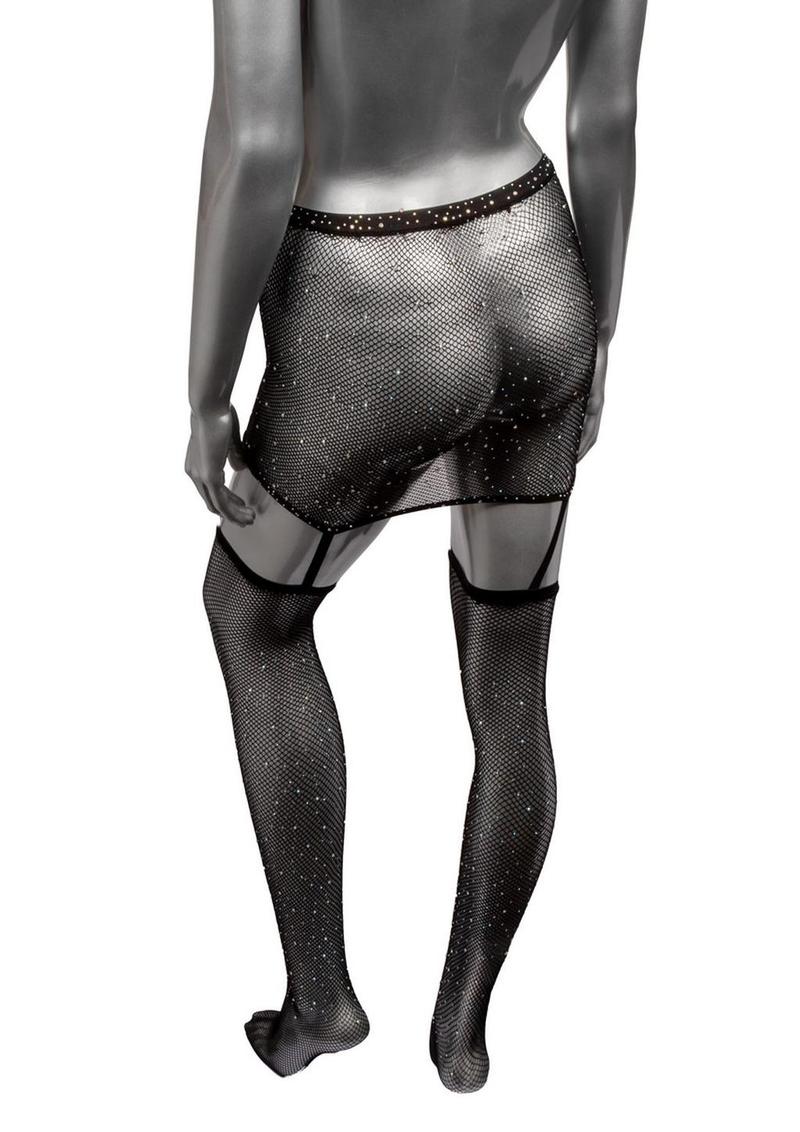 Radiance One-Piece Garter Skirt with Thigh Highs