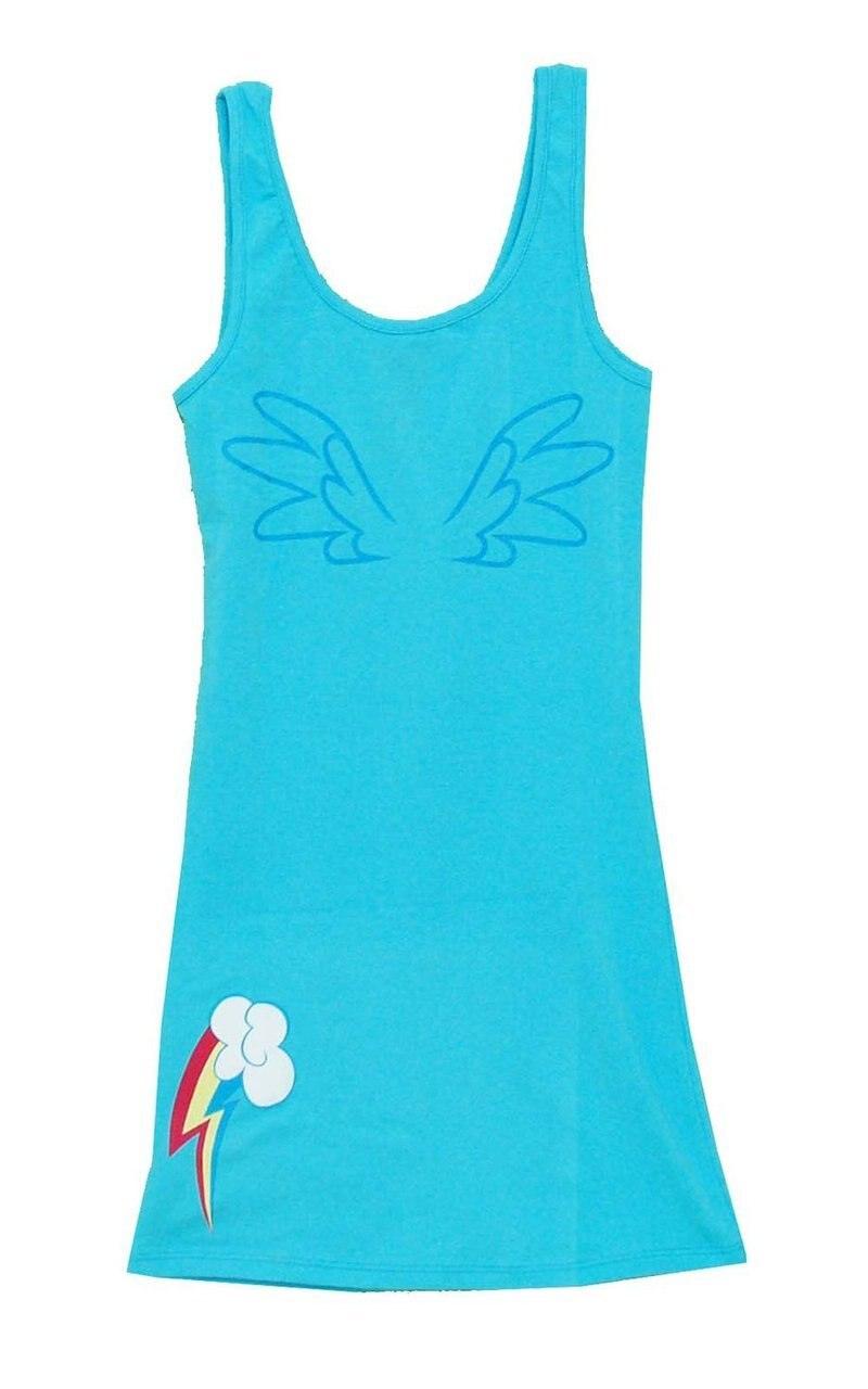 Rainbow Dash Big Face Tank Dress