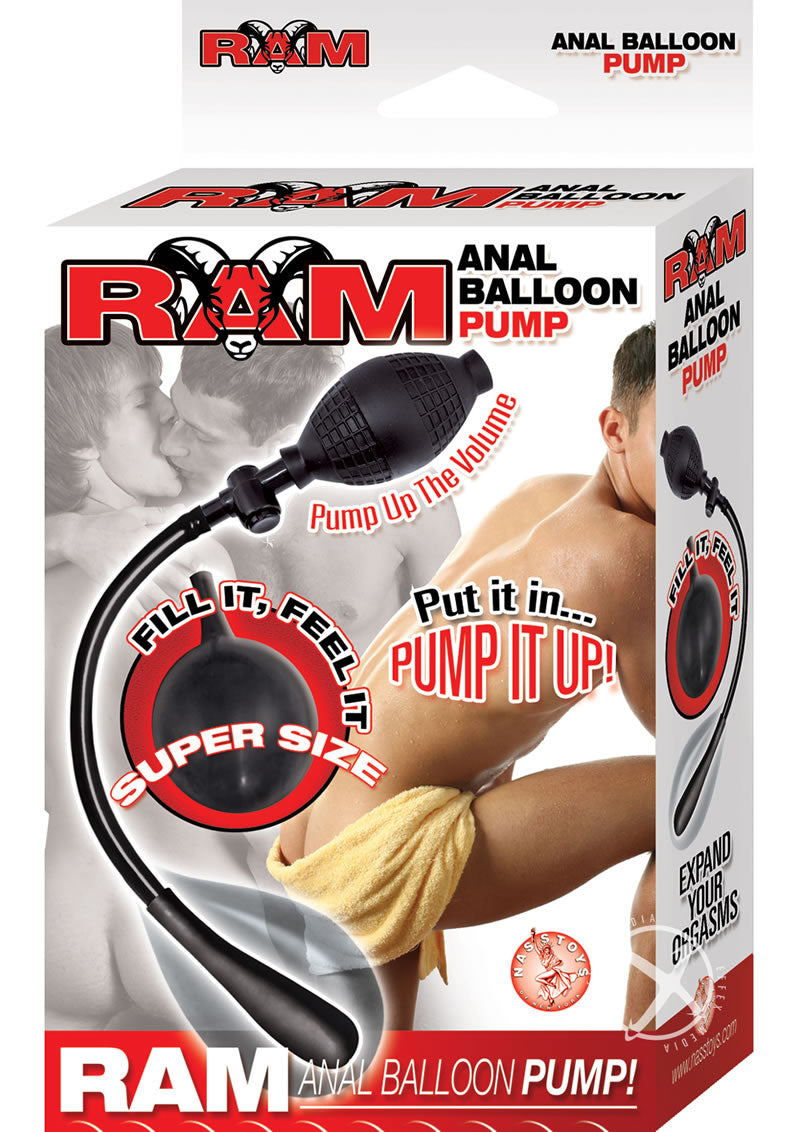 RAM Anal Balloon Pump Expandable Inflatable Anal Toy for Pleasure