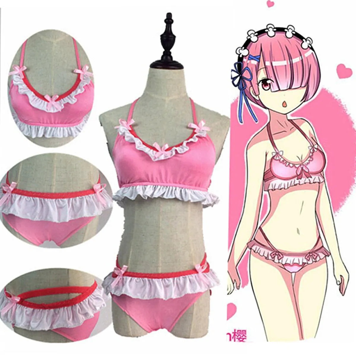 Ram Rem Cosplay Costume