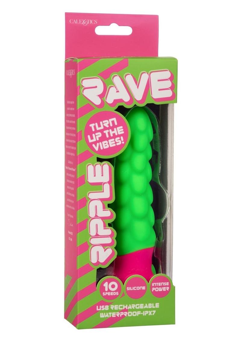 Rave Ripple Rechargeable Silicone Vibrator