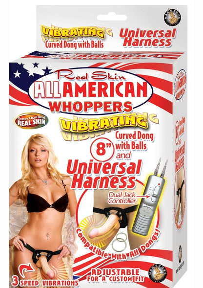 Real Skin All American Whoppers Vibrating Dong