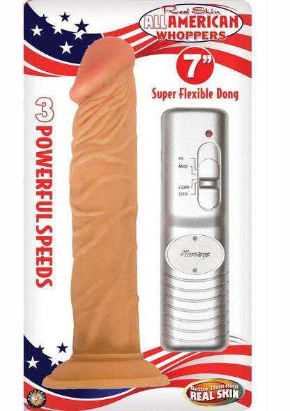 Real Skin All American Whoppers Vibrating Dildo