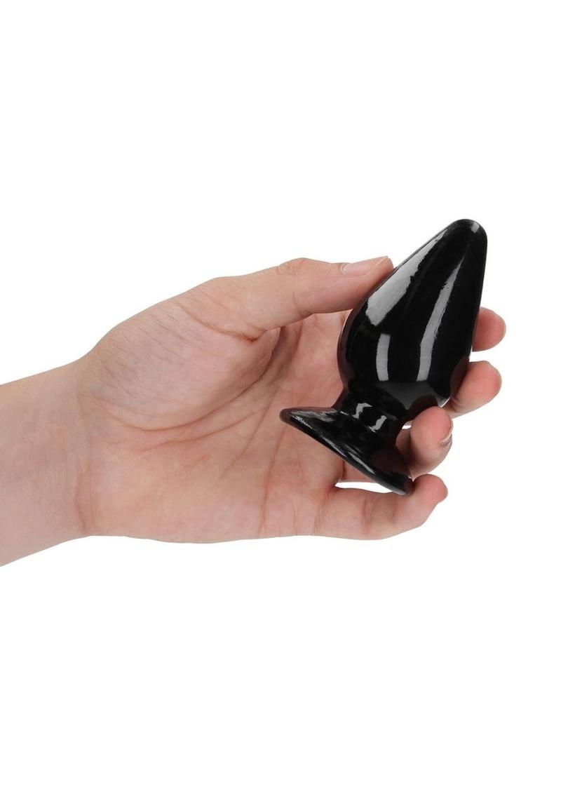 RealRock Crystal Clear Anal Plug with Suction Cup