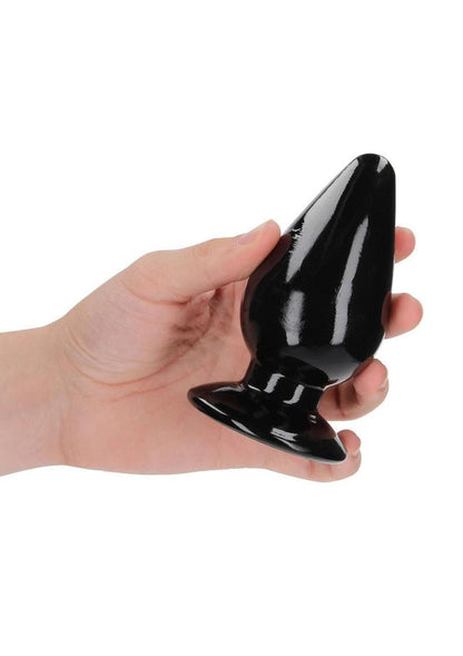 RealRock Crystal Clear Anal Plug with Suction Cup