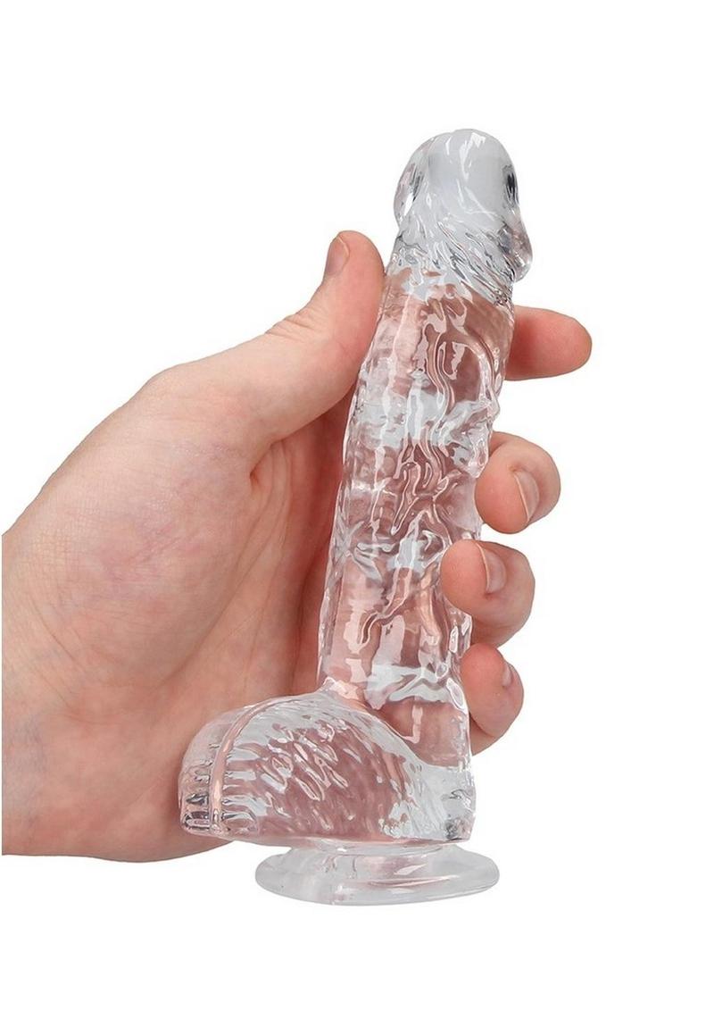 RealRock Crystal Clear Realistic Dildo