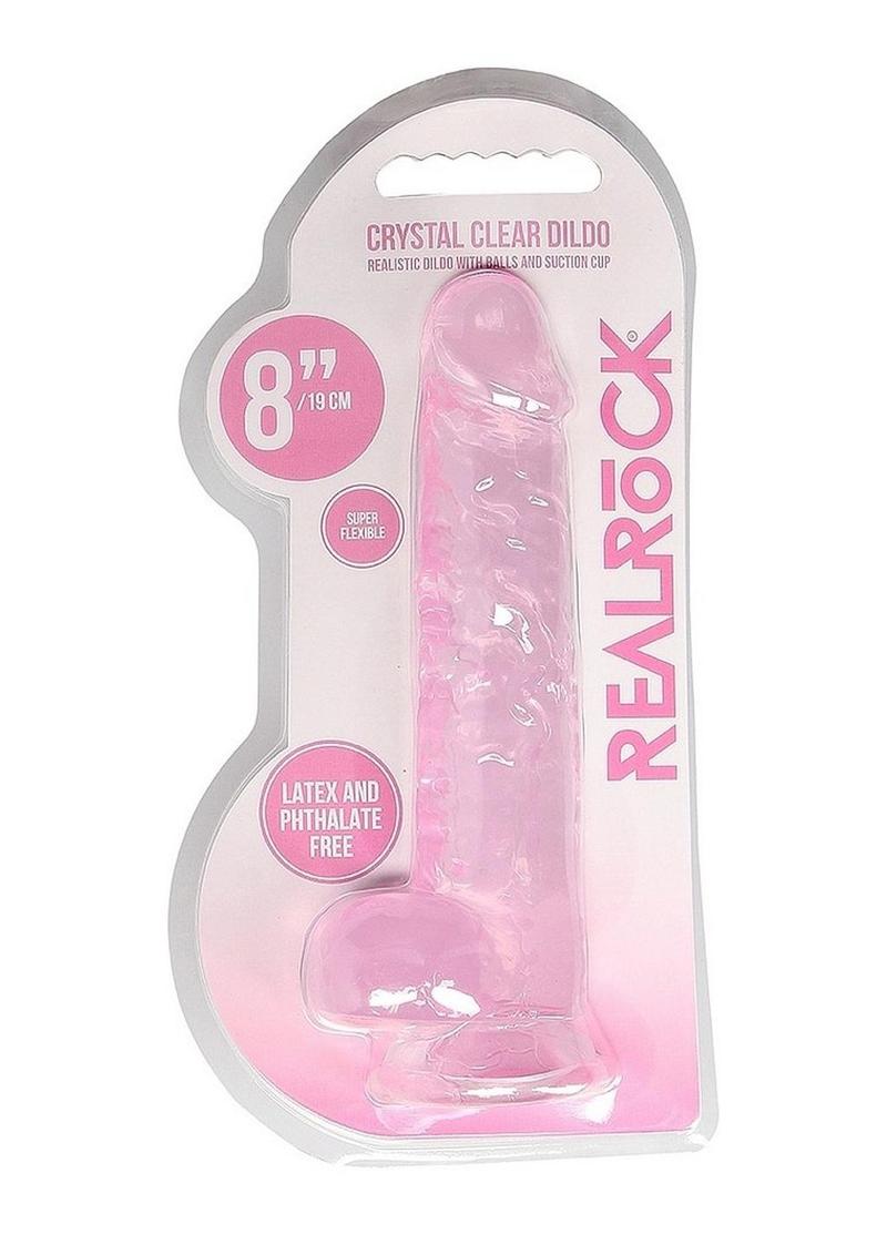 RealRock Crystal Clear Realistic Dildo