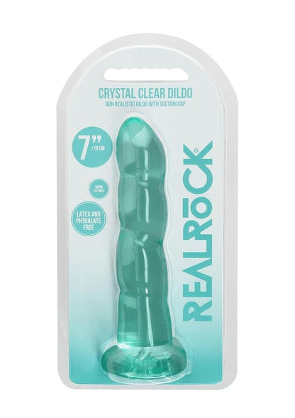 RealRock Crystal Clear Dildo with Suction Cup