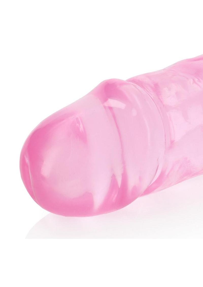 RealRock Crystal Clear Double Dong And Body-Safe Glass Dildo