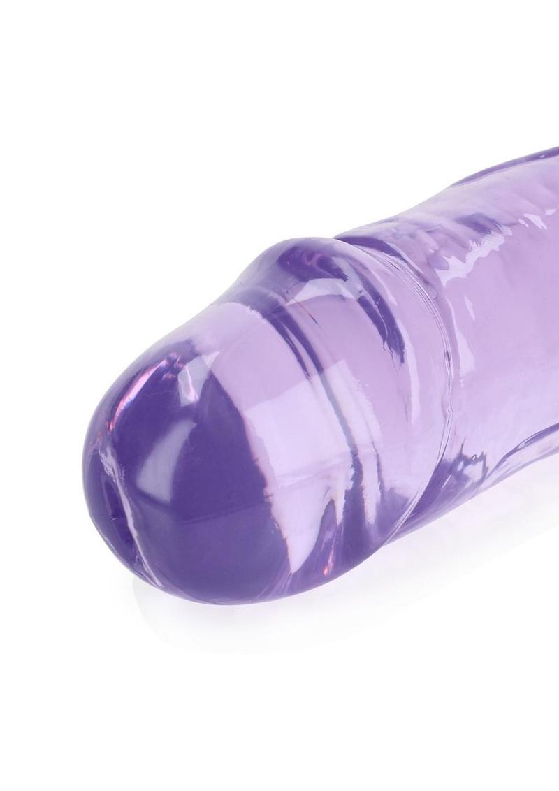 RealRock Crystal Clear Double Dong And Body-Safe Glass Dildo