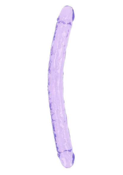 RealRock Crystal Clear Double Dong And Body-Safe Glass Dildo