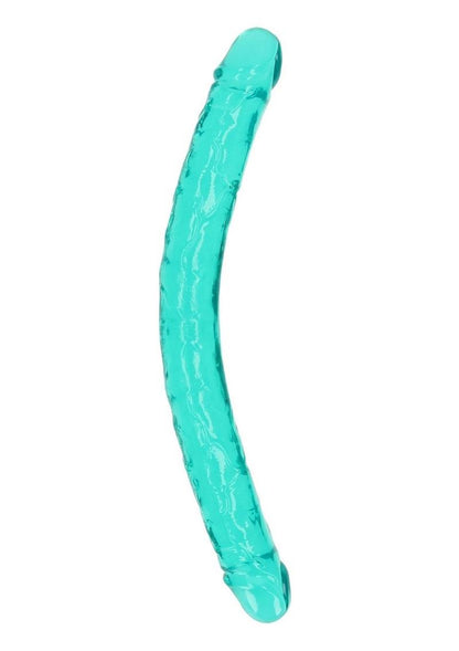 RealRock Crystal Clear Double Dong And Body-Safe Glass Dildo