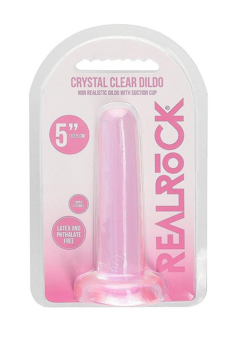 RealRock Crystal Clear Non Realistic Dildo