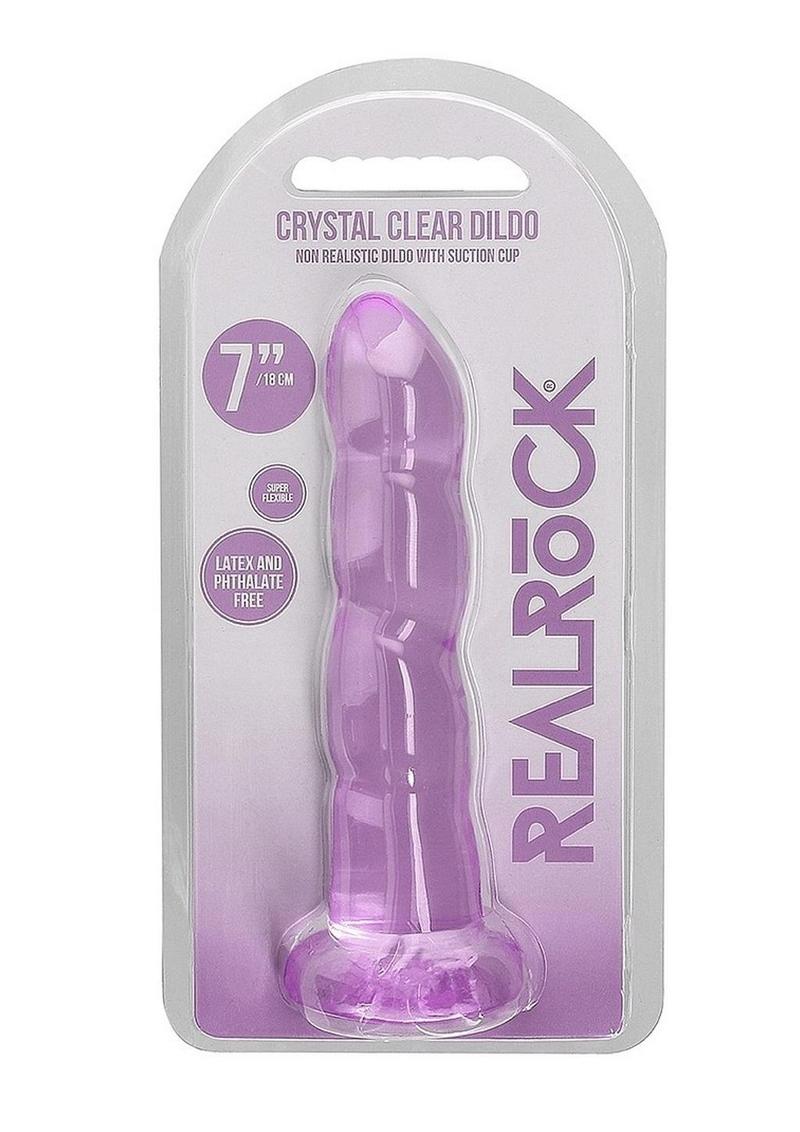 RealRock Crystal Clear Non Realistic Dildo