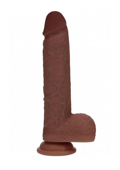 RealRock Vibrating And Thrusting Silicone Dildo