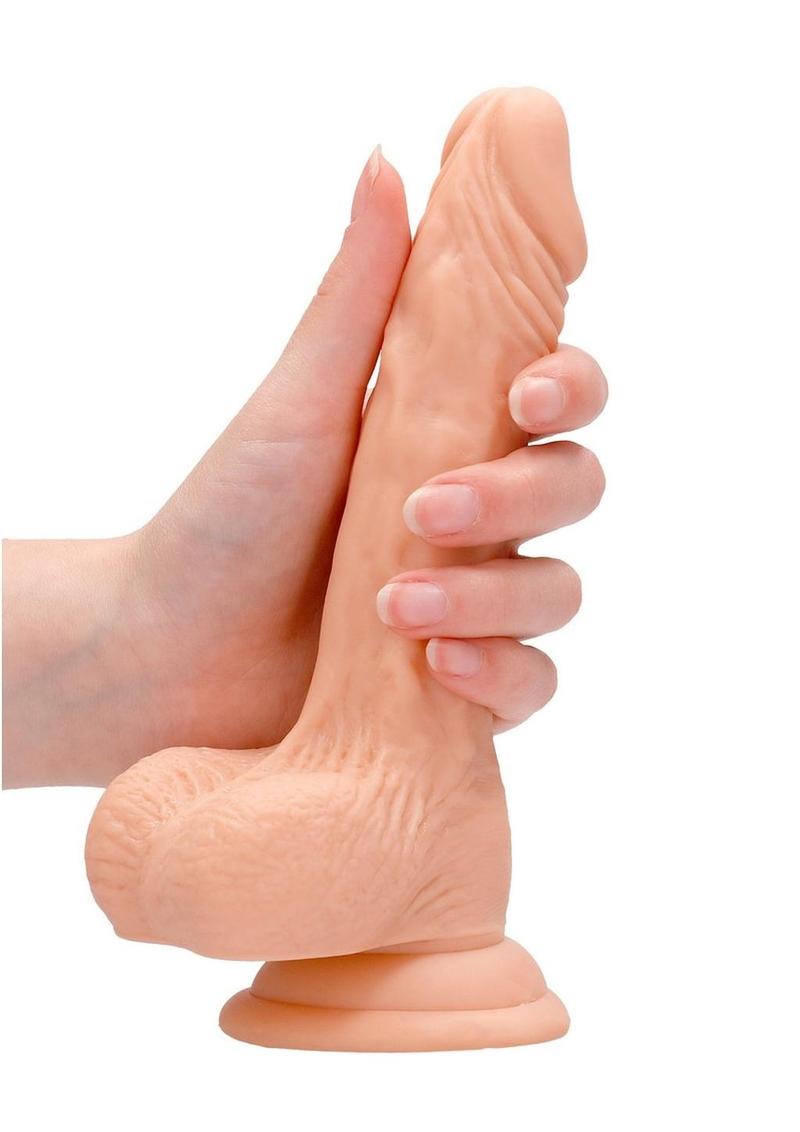 Realrock Realistic Dildo with Balls And Suction Cup