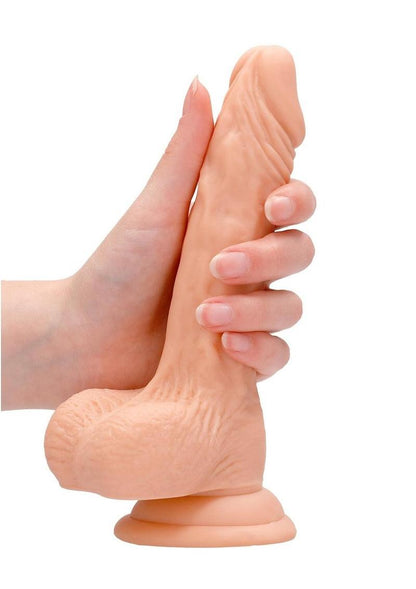 Realrock Realistic Dildo with Balls And Suction Cup