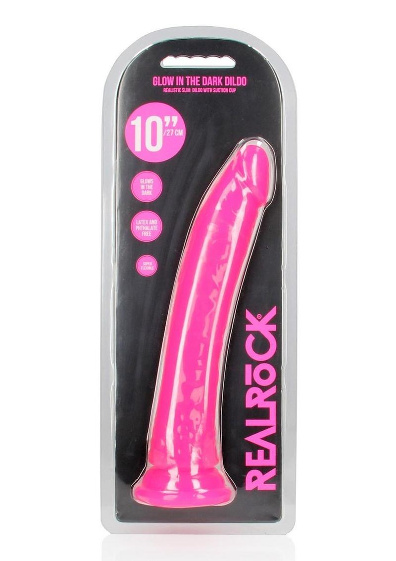 Realrock Slim Glow In The Dark Dildo