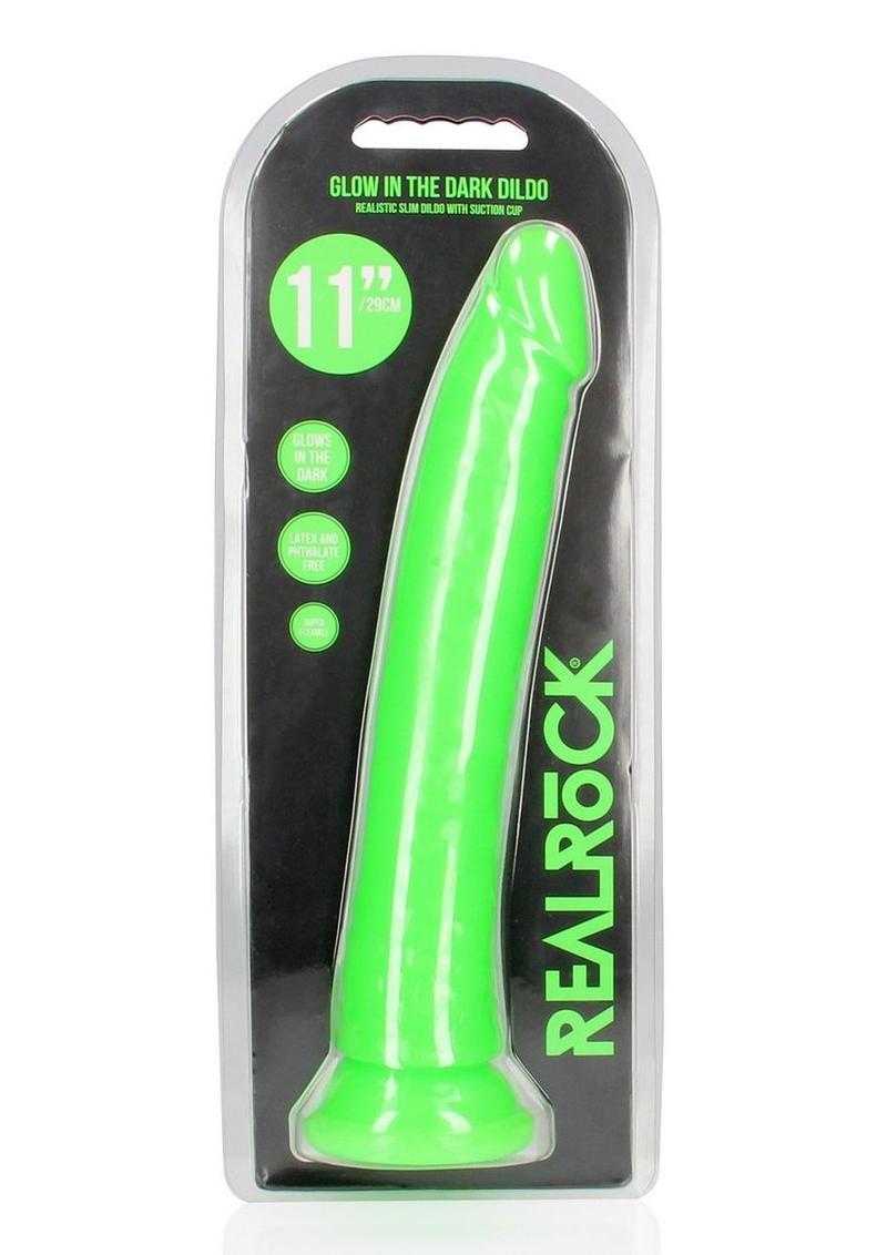 Realrock Slim Glow In The Dark Dildo