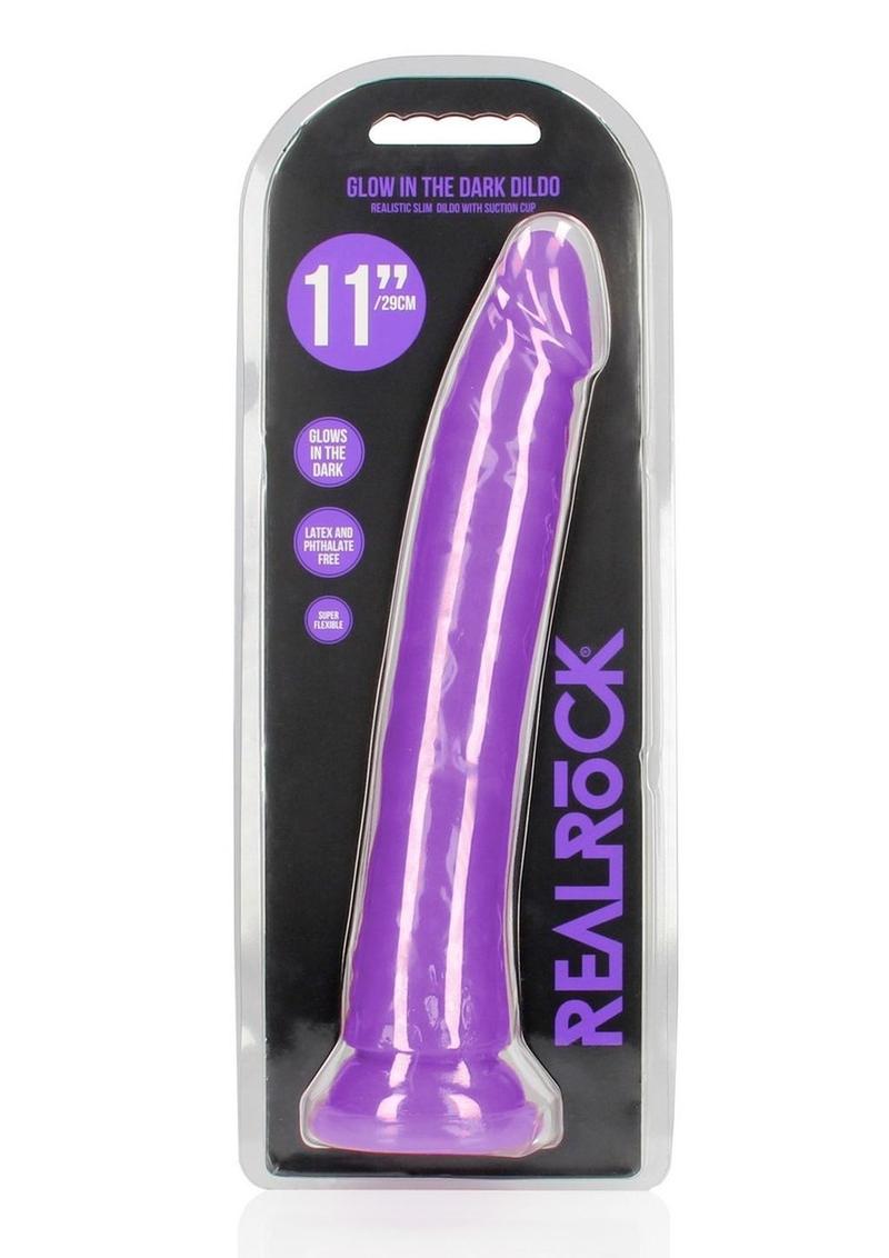Realrock Slim Glow In The Dark Dildo