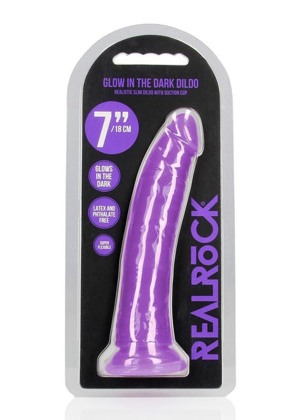 Realrock Slim Glow In The Dark Dildo