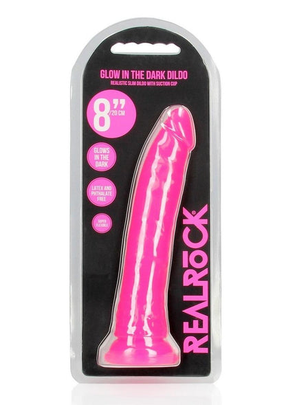 Realrock Slim Glow In The Dark Dildo