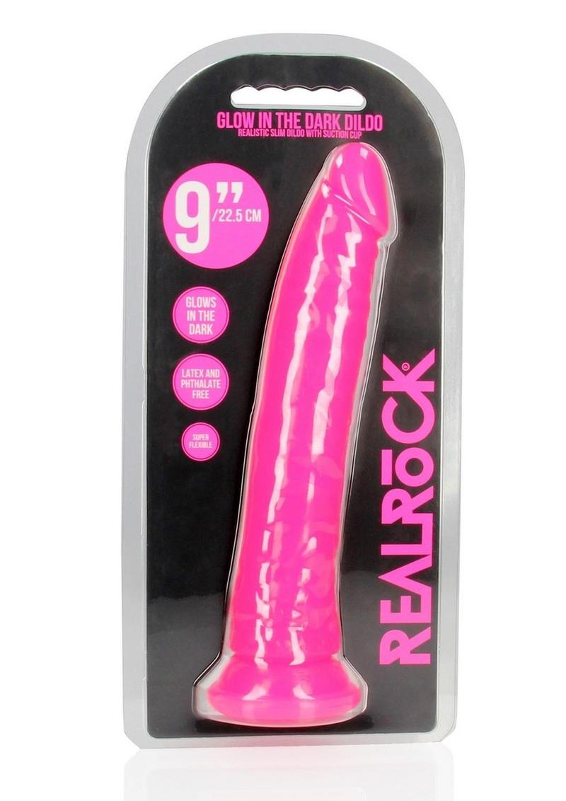Realrock Slim Glow In The Dark Dildo