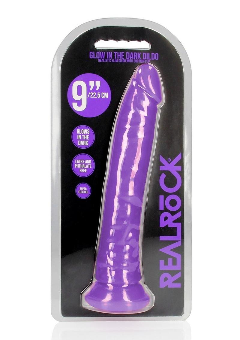 Realrock Slim Glow In The Dark Dildo