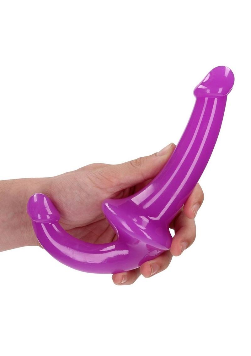 RealRock Glow in the Dark Strapless Strap-On Dildo