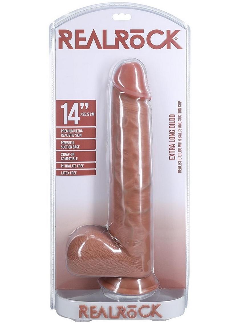 RealRock Ultra Realistic Skin Extra Large Straight Dildo
