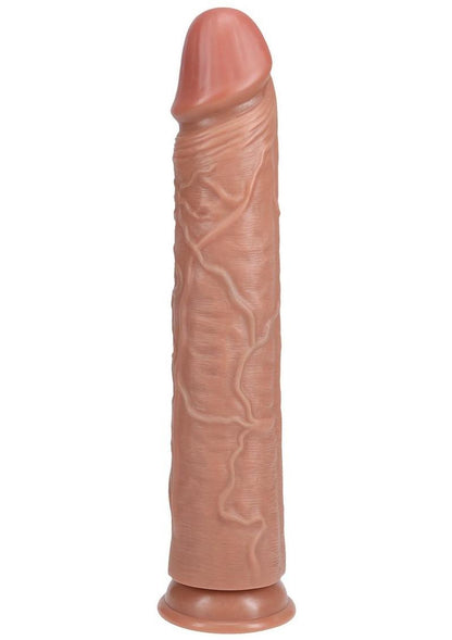 RealRock Ultra Realistic Skin Extra Large Straight Dildo with Suction Cup
