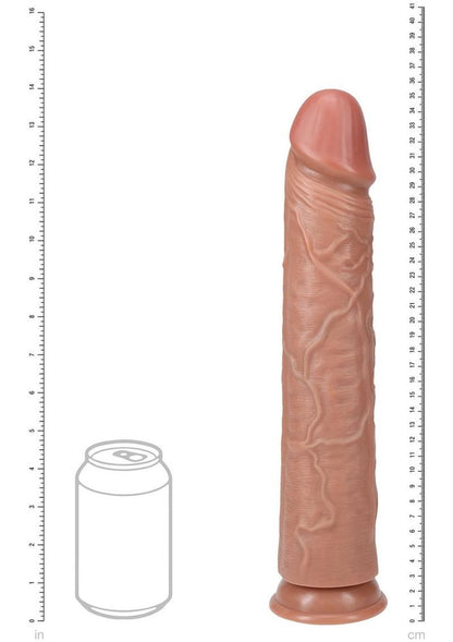 RealRock Ultra Realistic Skin Extra Large Straight Dildo with Suction Cup