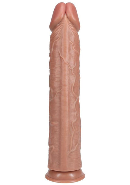 RealRock Ultra Realistic Skin Extra Large Straight Dildo with Suction Cup