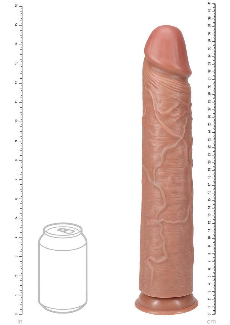RealRock Ultra Realistic Skin Extra Large Straight Dildo with Suction Cup