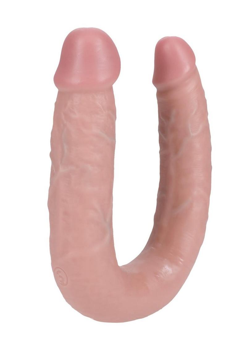 Real Rock U-Shaped Realistic Skin Double Dildo