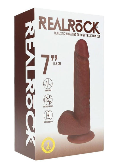 RealRock Realistic Vibrating Dildo with Suction Cup