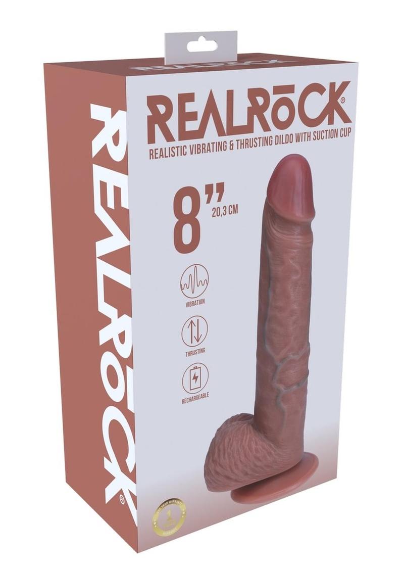 Realrock Vibrating and Thrusting Cock with Balls