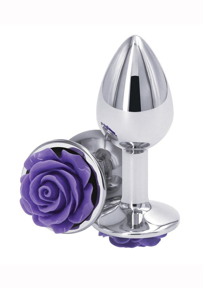 Rear Assets Rose Aluminum Elegant Anal Plug and Functional