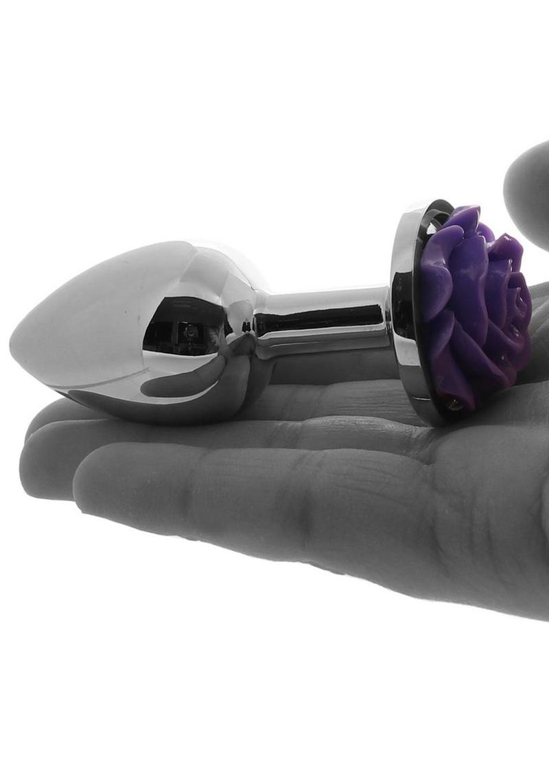 Rear Assets Rose Aluminum Elegant Anal Plug and Functional