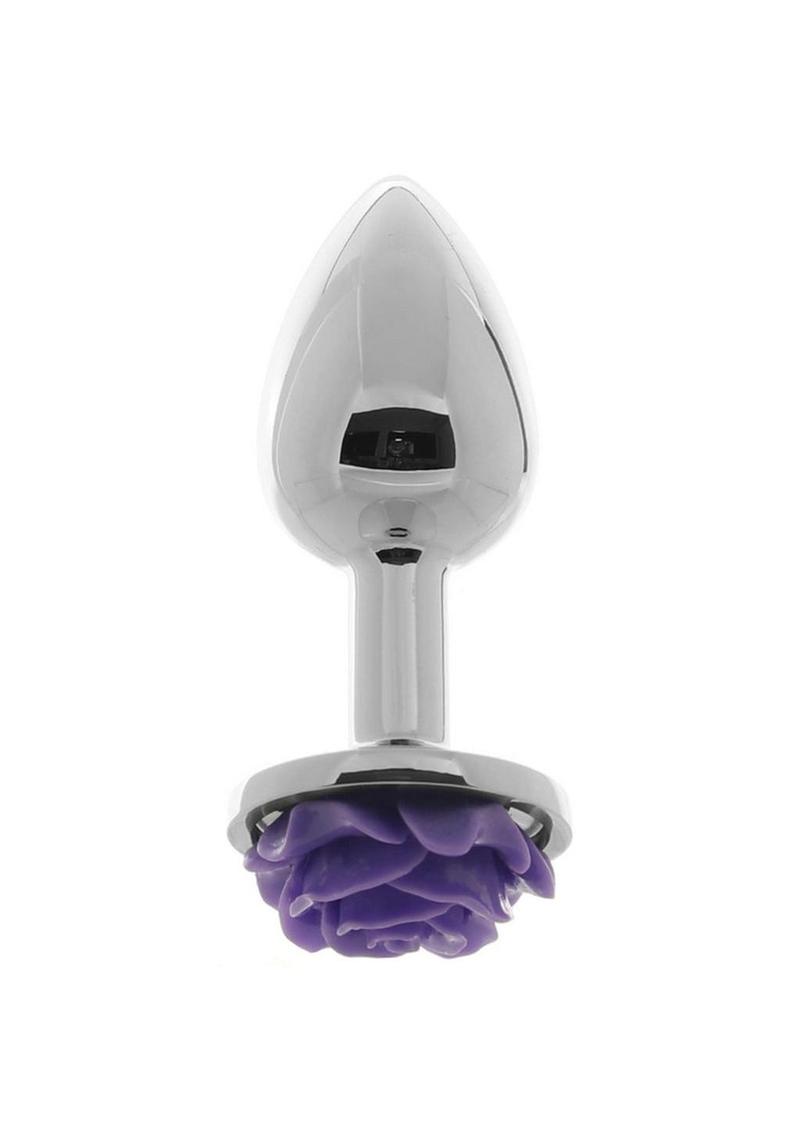 Rear Assets Rose Aluminum Elegant Anal Plug and Functional