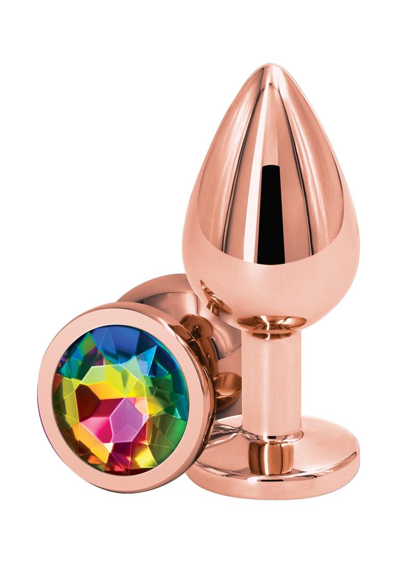 Rear Assets Rose Comfortable Gold Aluminum Anal Plug