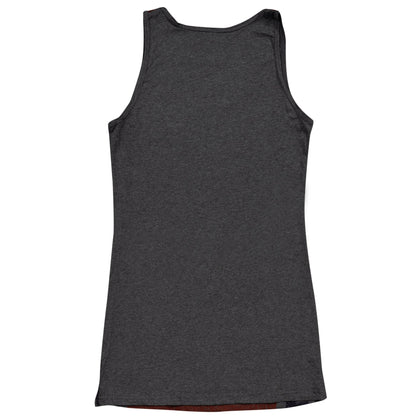 Rebel Charcoal Distressed Flag Tank Top