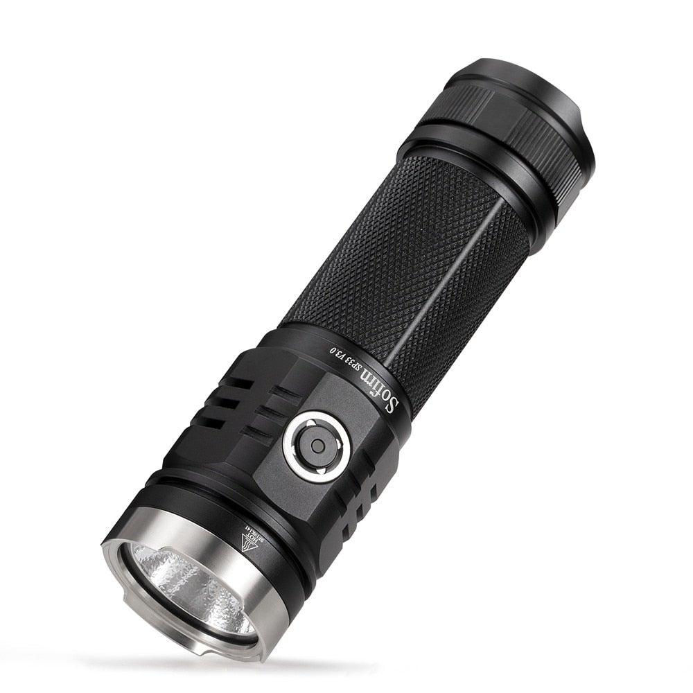 Rechargeable Adjustable  Flashlight High Lumen Powerful Waterproof Portable Cree USB LED Super Bright Flashlight Pocket Size Torch Light For Camping Hiking Riding