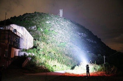 Rechargeable LED Flashlights Waterproof Hnadheld Super Bright High Lumens  Zoomable Powerful Lamp Bead Flashlight Torch For Outdoor &amp; Indoor Camping Running Fishing Hiking Lamp
