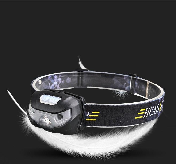 Rechargeable LED Powerfull Headlamp Flashlight USB Waterproof Headlamp Motion Body Sensor Headlight For Adults &amp; Kids Camping Flashlight Outdoors Camping Running Biking Fishing